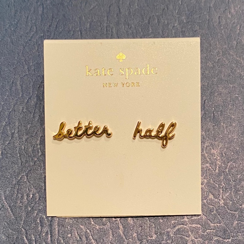 Kate Spade “Better Half” Stud Earrings